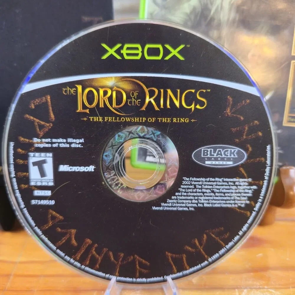 Lord of the Rings The Fellowship of the Ring Xbox + Complete Tested NICE!